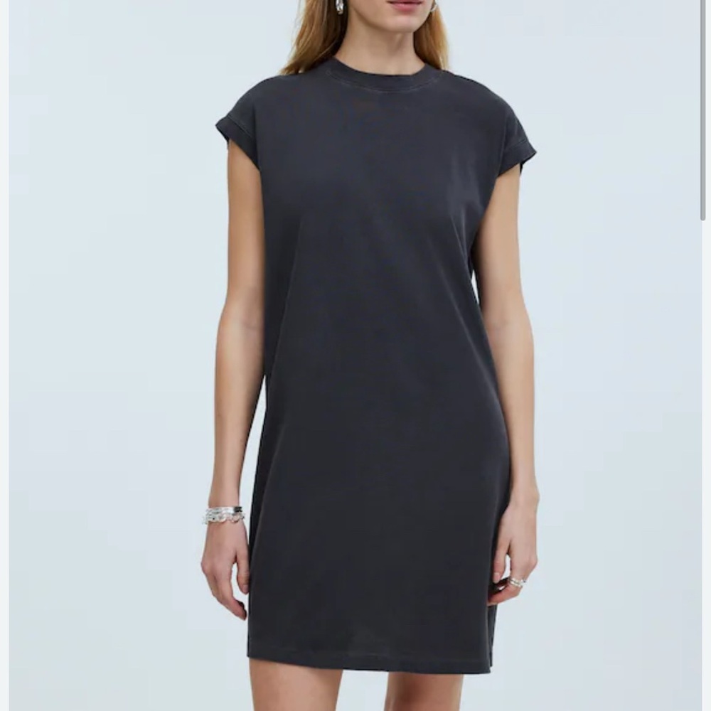 Madewell Navy Shirt Dress